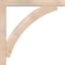 Ekena Millwork Thorton Block Smooth Bracket w/ Offset Brace, Douglas Fir, 5 1/2"W x 40"D x 40"H BKT0604X40X40THR05SDF - alternate 4